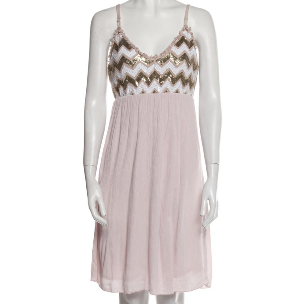 Pink Sparkly Dress XS